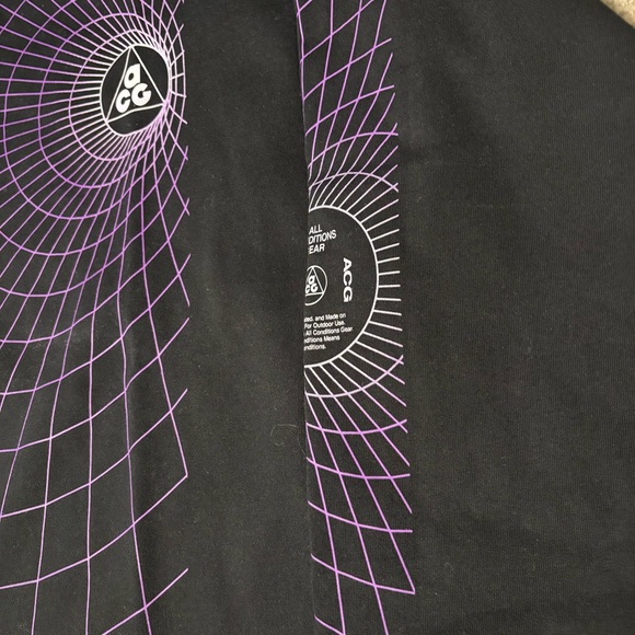 Black and Purple Men's ACG TShirt - Picture 4 of 5